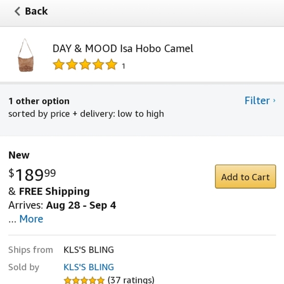 Day and Mood Isa Hobo Bag - Picture 2 of 2